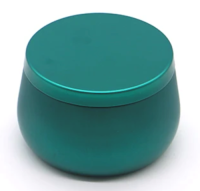 Wholesale Low MOQ 8oz Round Metal Tin Candle Jars