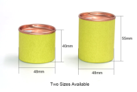 Small Batch Customize Recycled Round Tea Cans Box With Easy Open Aluminum Lid Tea Matcha Packaging Full Color Tin Can T
